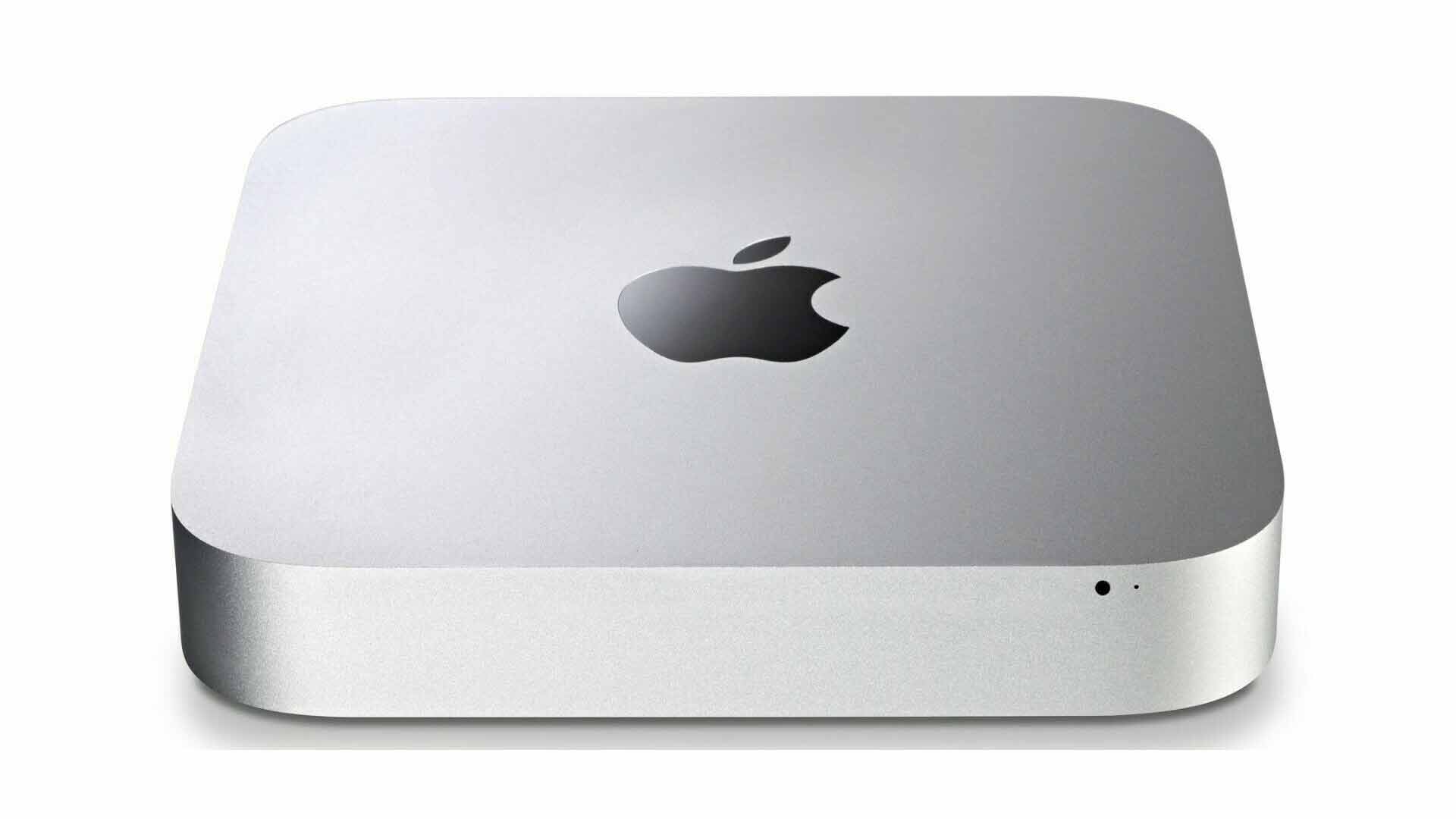 Mac Mini Core i5 (2012) Aufnahme von vorne.