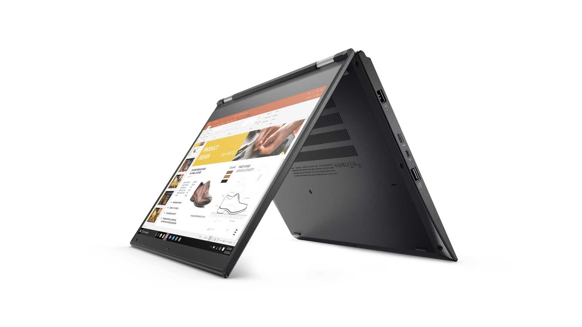 Lenovo Thinkpad-Yoga Core i5 im Zeltmodus